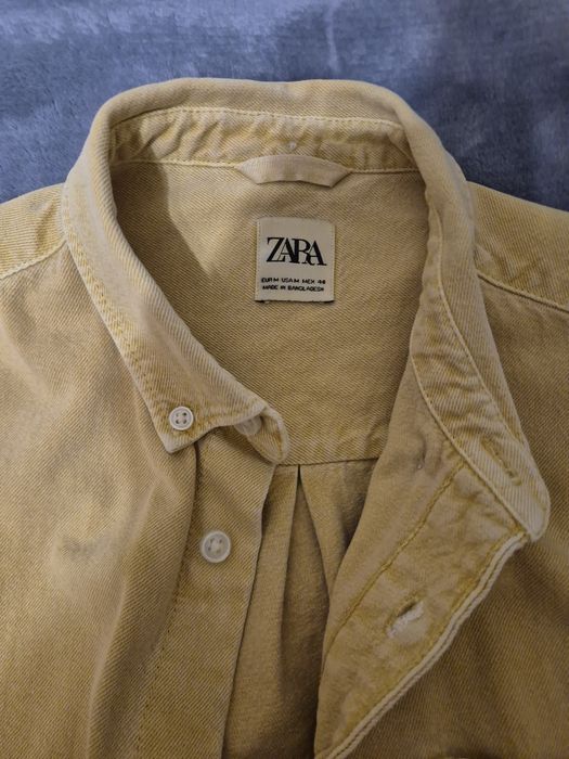 Рубашка Zara жёлтая
