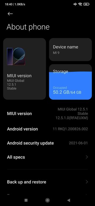 Xiaomi Mi9 64/6 Gb