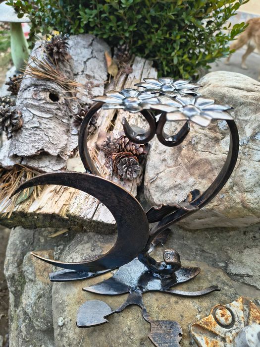 Suporți lumanari fier forjat