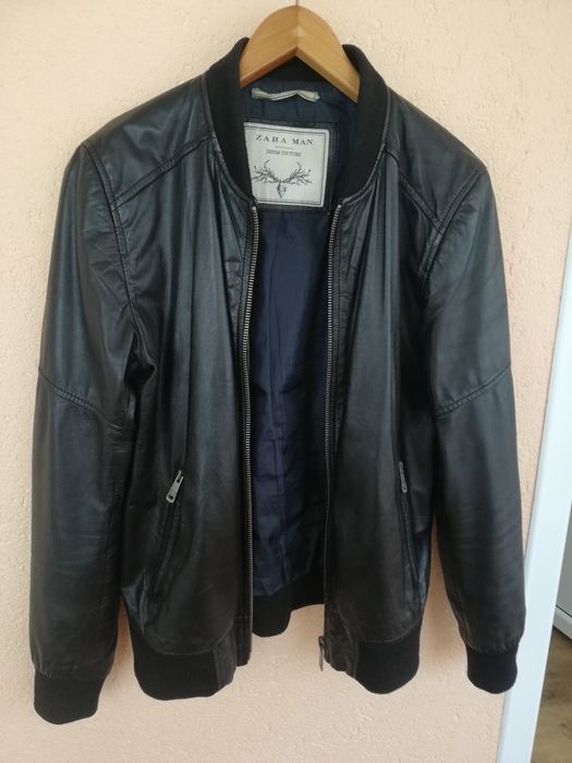 Geaca piele bărbati Zara Man L bomber