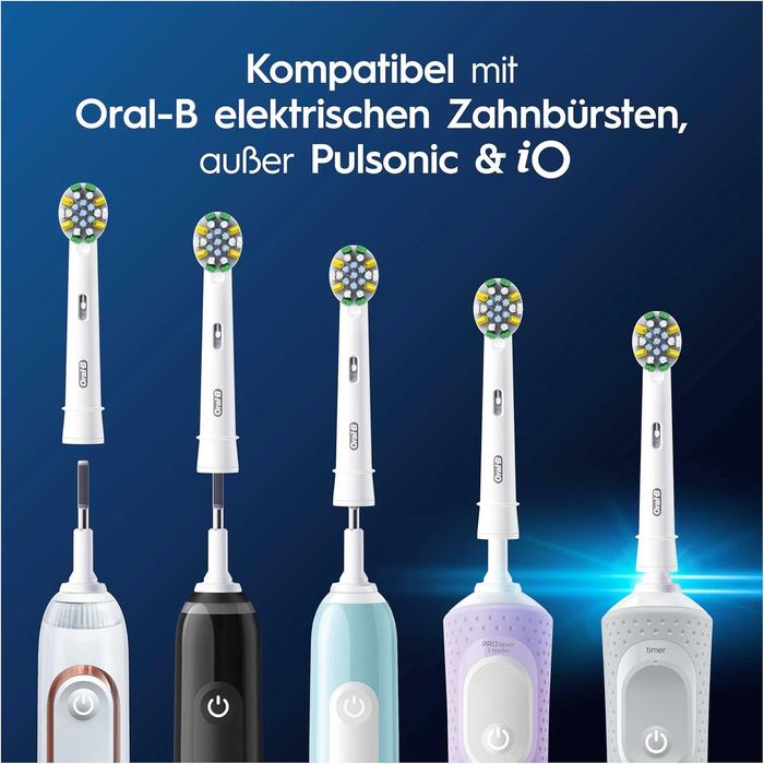 Резервни глави за електрическа четка за зъби Braun Oral-B Pro Deep Cleaning Brush Heads 6 бр