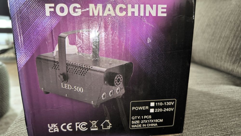 Машина за пушек с лед светлини