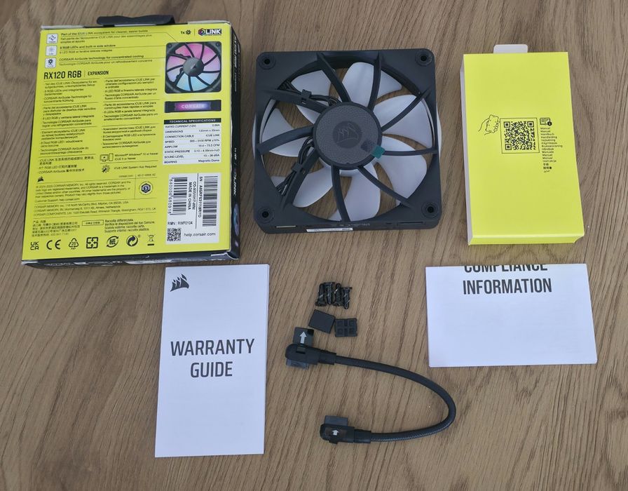 Corsair RX120 RGB icue link 120 Ron