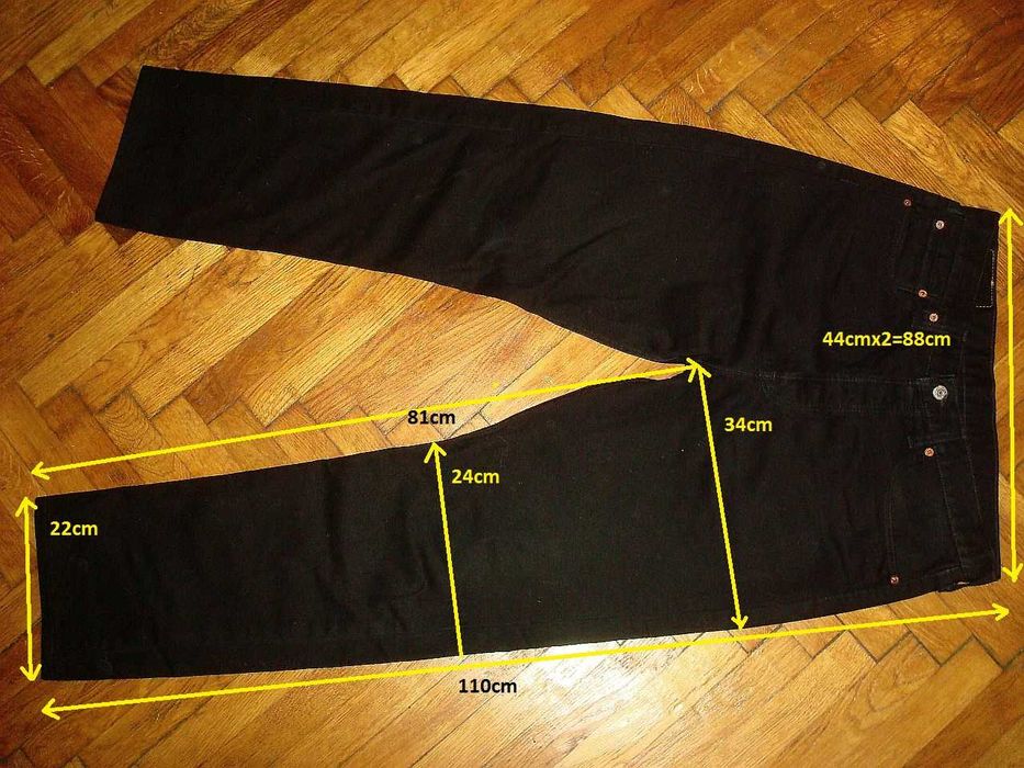 Blugi Levi's 590  W34xL34 (talie-88cm,lungime-110cm)