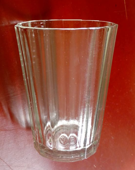 Стаканы гранёные стеклянные. СССР.