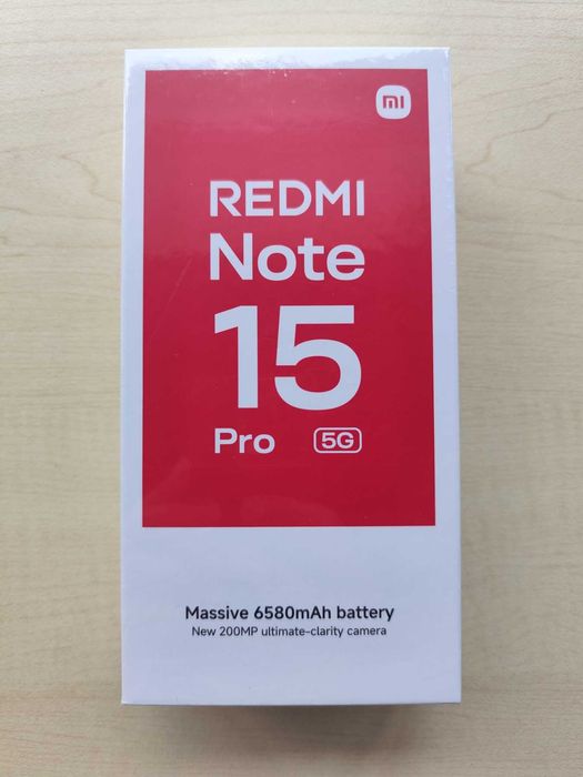 Xiaomi Redmi Note 15 Pro, Dual Sim, 256GB, 8GB RAM, 5G , Glacier Blue