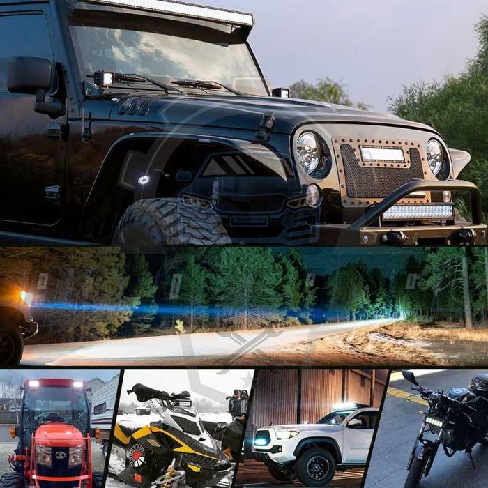 Лед бар за джип/автомобил – LED осветление 252 мм прав 36W офроуд прожектор SUV ATV 4x4 работна светлина мощен фар аксесоар