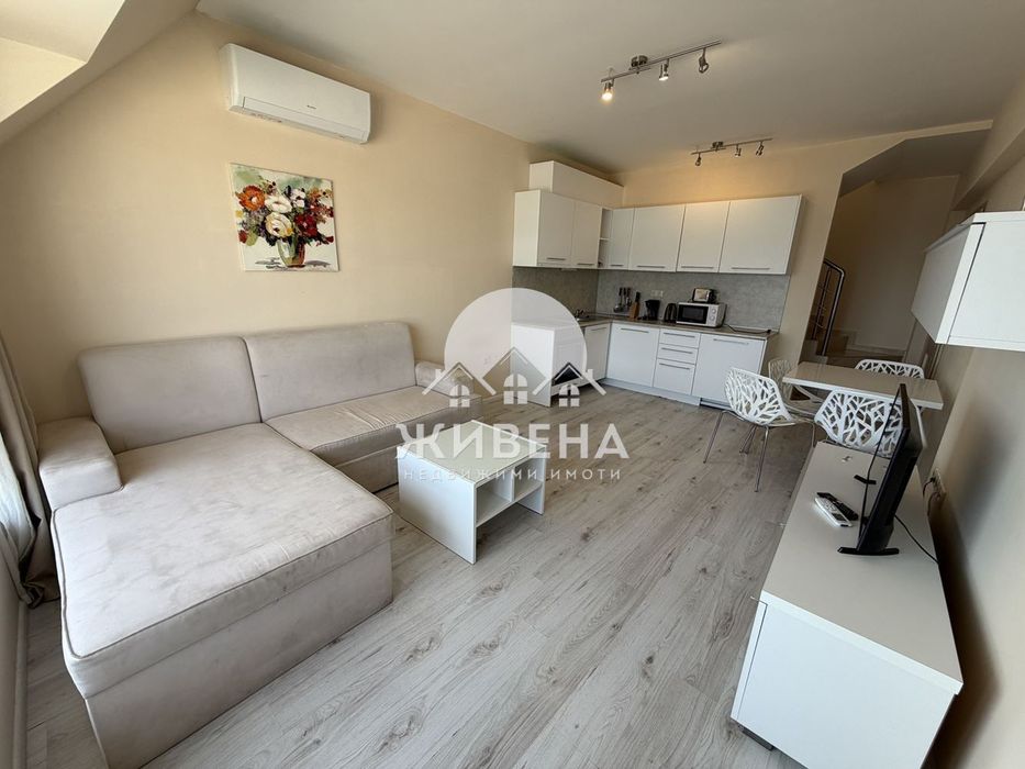 Продава обзаведен 2-стаен апартамент, кв. Аспарухово
