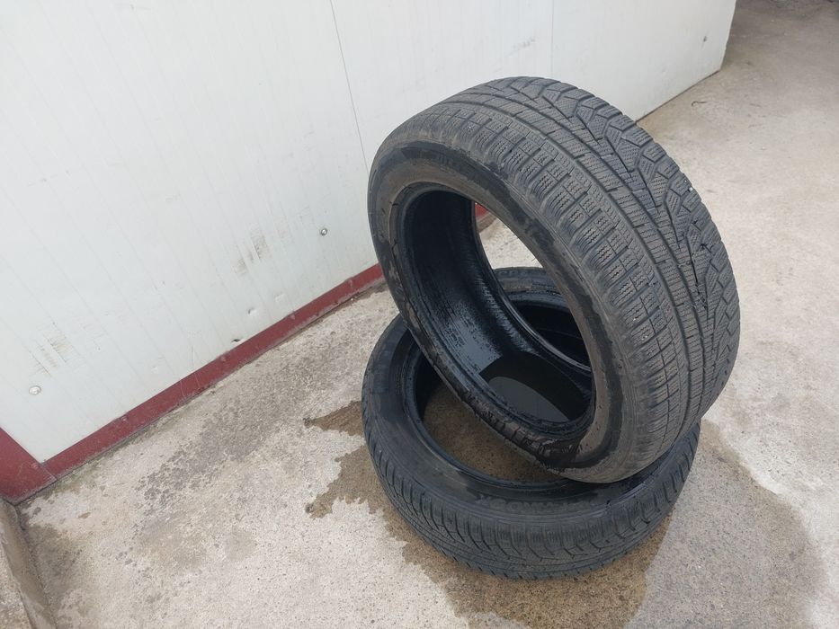 135 lei bucata! Doua anvelope M+S/IARNA 225 55 r18 Hankook