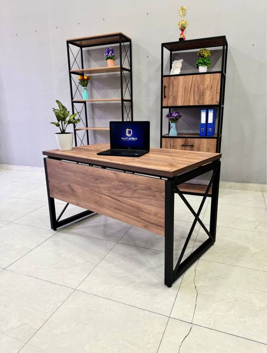 Офисный стол лофт/Компьютерный стол/Письменный стол/Ofis stol LOFT