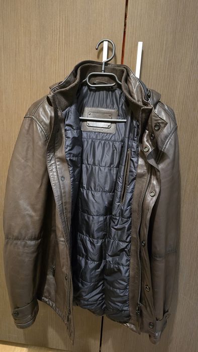 Мъжко Кожено Яке Massimo Dutti