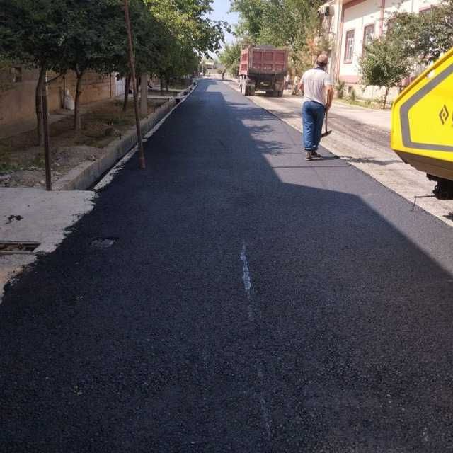Асфальт киламиз.