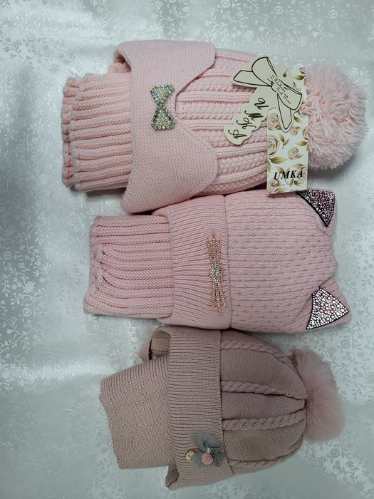 Шапочки детские на мальчика и девочек