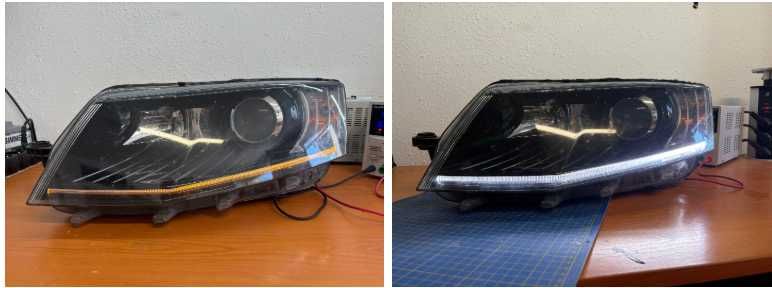 Repar / Schimb DRL Daylight banda LED Skoda Octavia 3 far