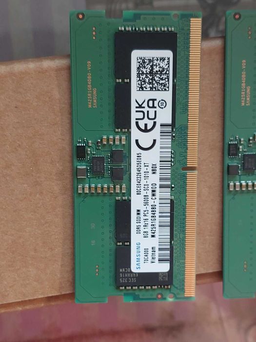16GB DDR5 5600MT/s - Samsung, Micron (SO-DIMM)