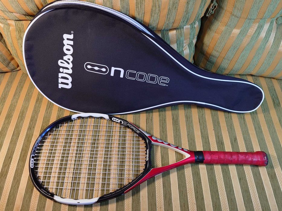 Racheta de tenis Wilson nCode n5 Force + Prince Triple Threat Bandit 110