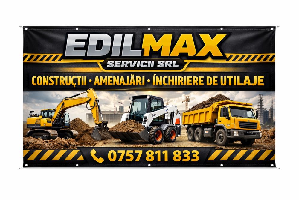 Inchirieri utilaje ,excavari ,incarcari balastru , nivelari Bacău