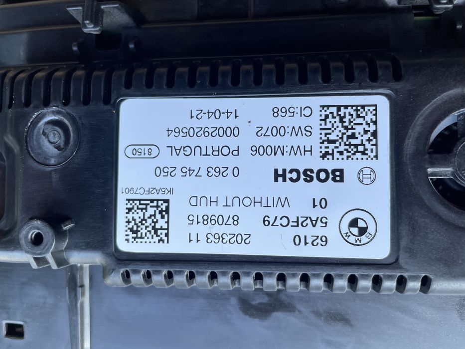 Дигитален километраж БМВ Х3/ Х4, Г01/ Г02 (live cockpit bmw g02)