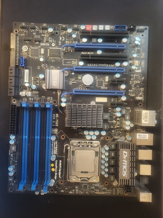 Kit OG gaming MSI X58 Pro-E + Procesor Intel Xeon E5645 2.4-3.2GHZ