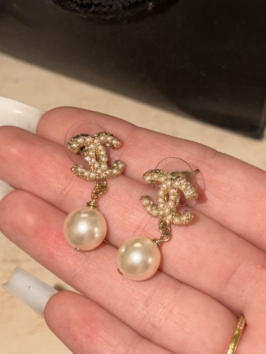 сережки chanel шанель