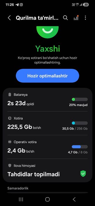 Samsung S22 kafolat bor