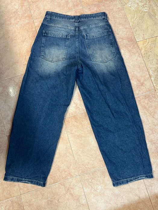 Тъмно сини baggy дънки