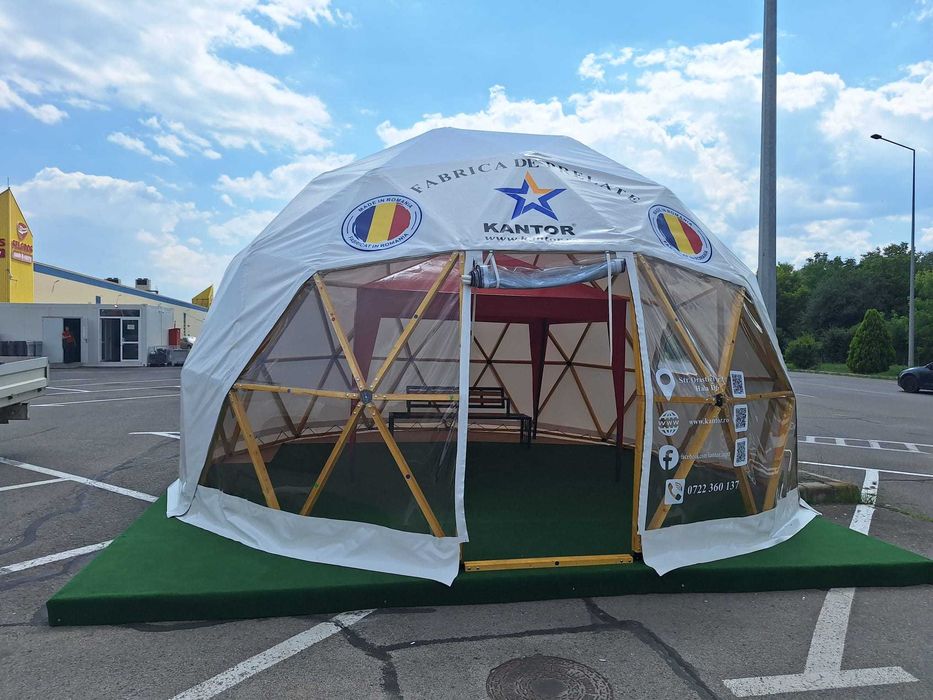 Vand dom geodezi din lemn. Diametru 6m x înălțime 3,9m