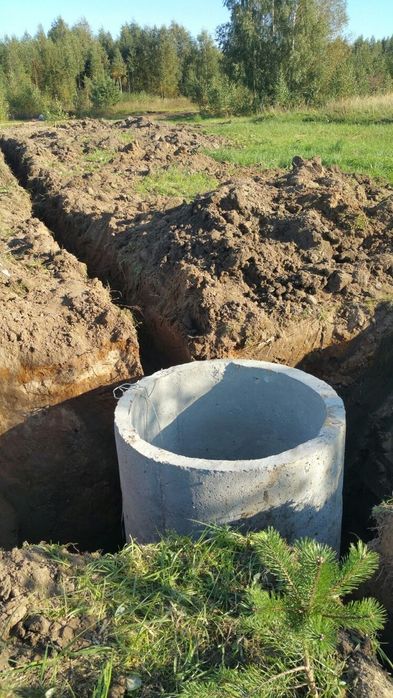 Септик траншей туалет капаем