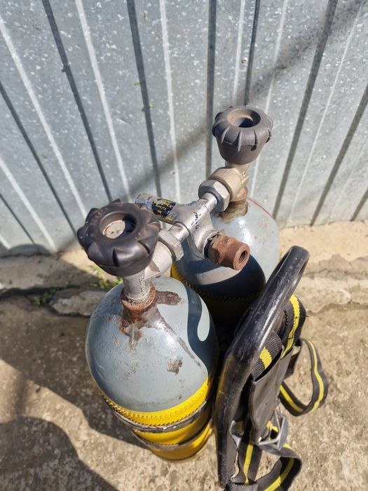 Butelii scafandru, scufundari, tuburi, oxigen