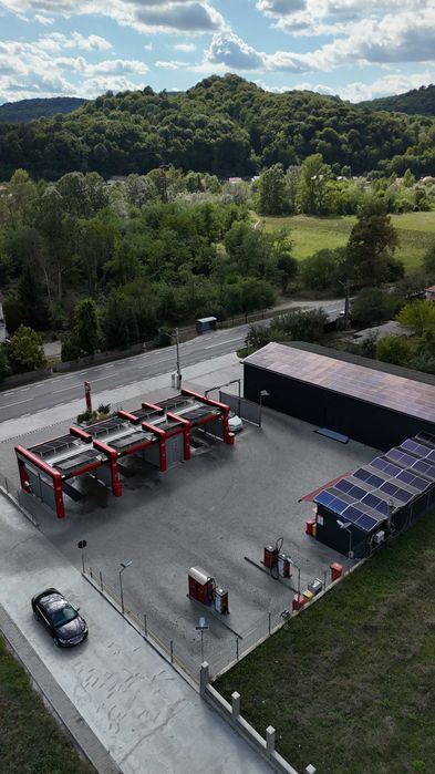 Spălătorie auto self service 4 boxe +Fast Food, terasa & teren 1040mp