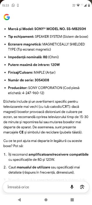 Boxe Sony frumoase