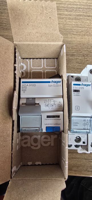 Contactor modular,sigurante HAGER