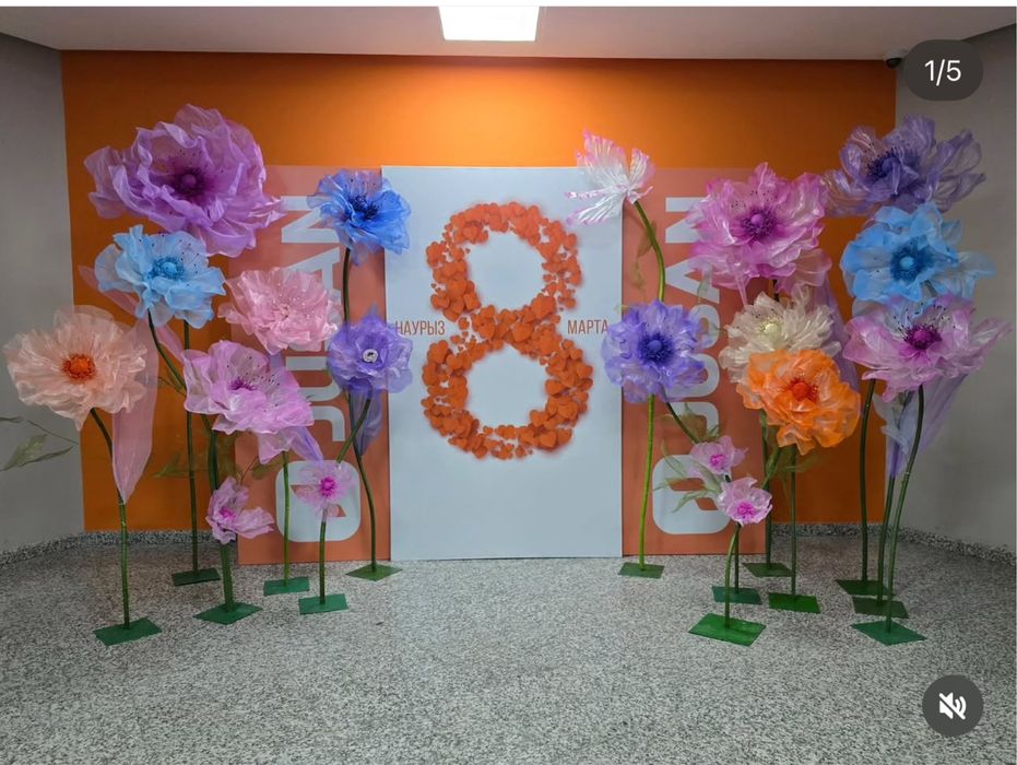 Баннер.Оформление на 8 марта