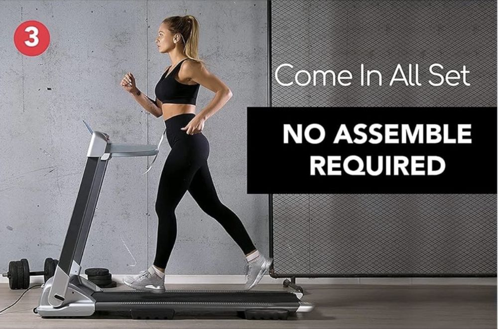 Беговая дорожка складная для дома с амортизацией, тихая