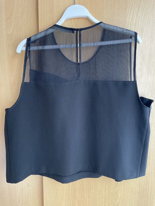 Къс черен потник Zara