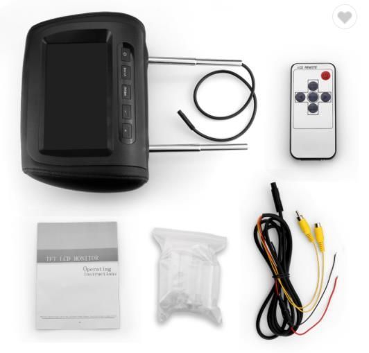 Висококачесвен подглавник с LCD-TFT Монитор и дистанционно