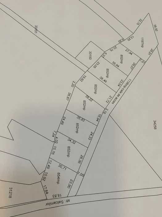 VAND teren intravilan 1000 mp Sabareni langa Bucuresti