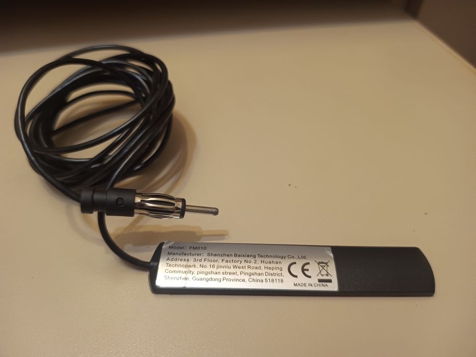 Antena radio auto fm