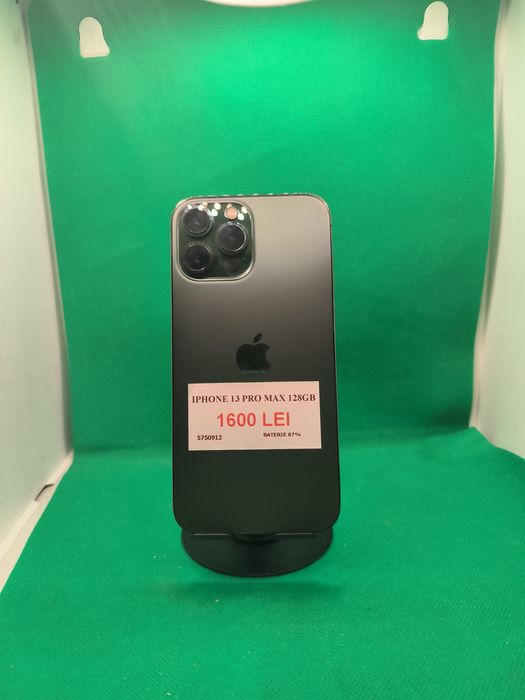 IPHONE 13 PRO MAX 128gb baterie 87% •Amanet Lazăr Crangasi •57509
