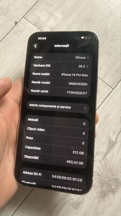 Iphone 14pro max 512gb baterie 83