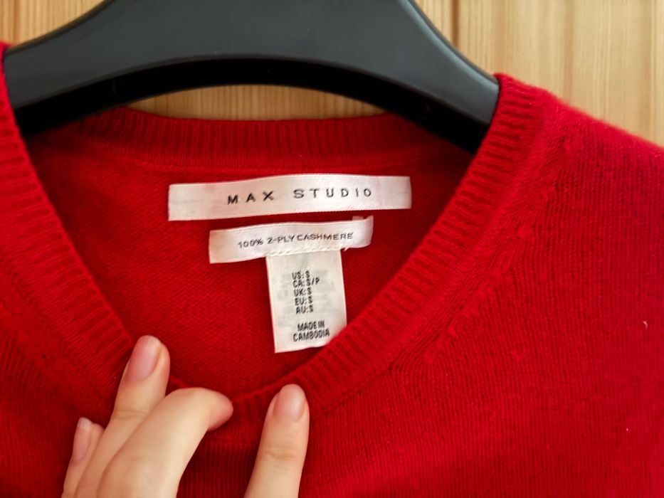 Max Studio 100% Кашмир пуловер