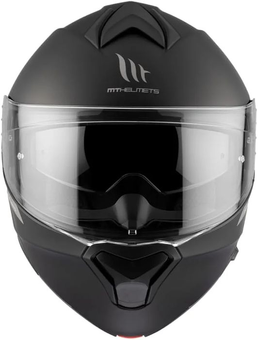 Модулна мото каска MT Helmets Genesis, размер М, Черен мат, ECE 22.06