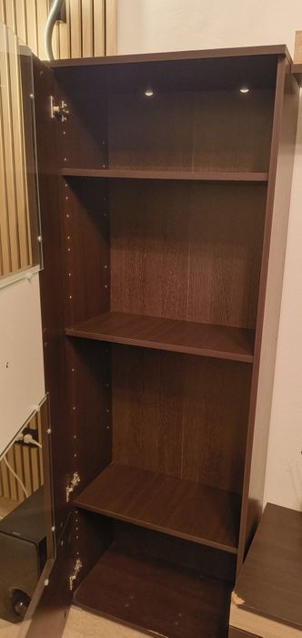 Vitrine si etajere  living sonoma+wenge