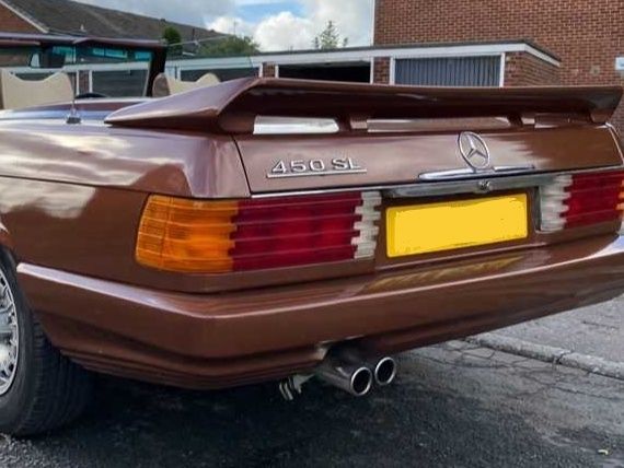 ZENDER/BBS Mercedes W 107  R 107 C 107 Heckspoiler Спойлер Оригинал