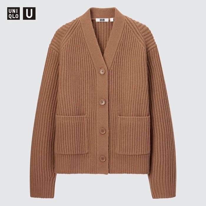 Кардиган Uniqlo XL размер 100 % шерсть