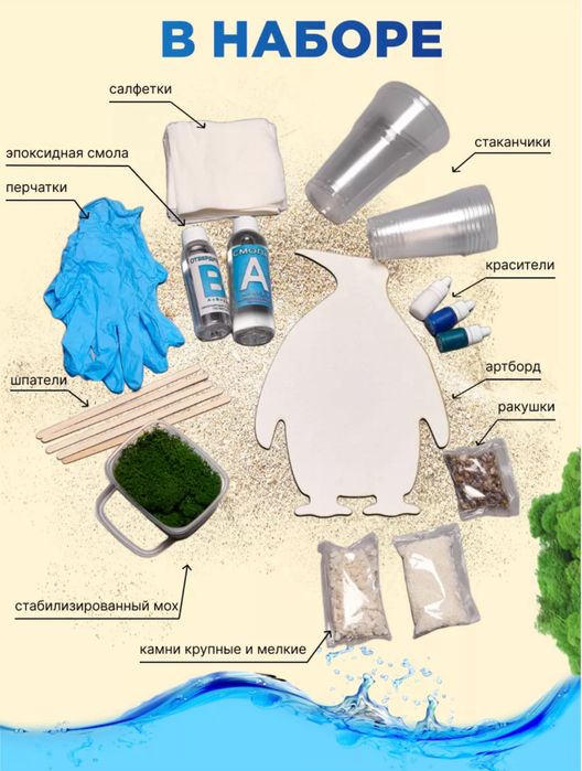 Набор для творчества из эпоксидной смолы