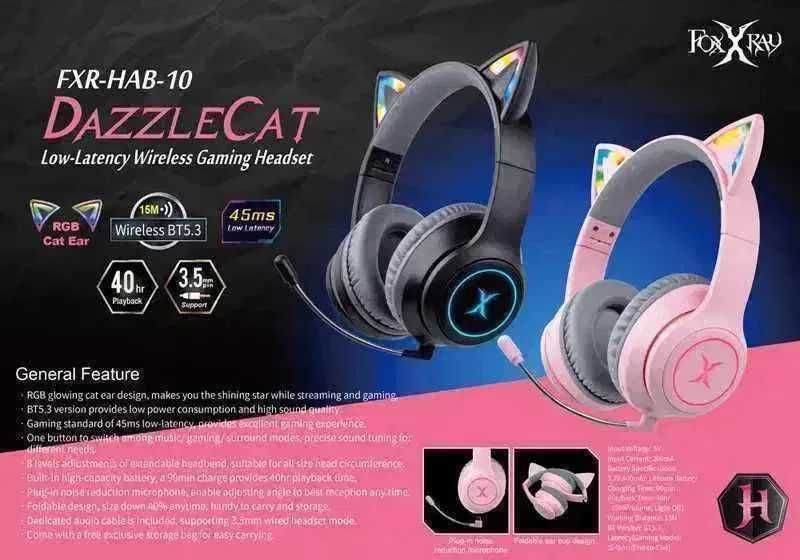 Casti wireless Dazzlecat Black Gaming absolut Noi