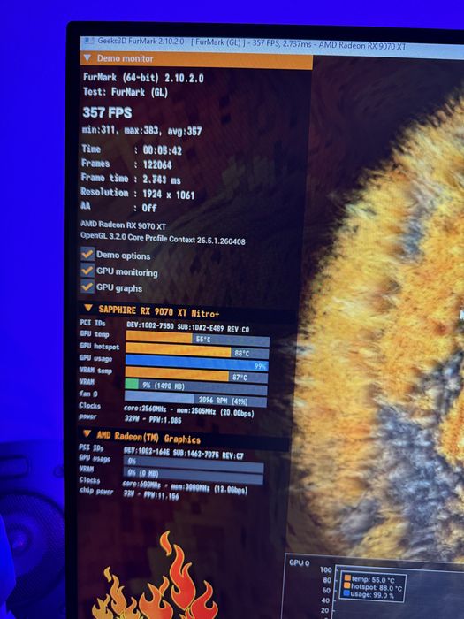 PC Gaming Saphire RX 9070 XT Nitro+, AMD Ryzen 5 7600X Garantie 2 ani
