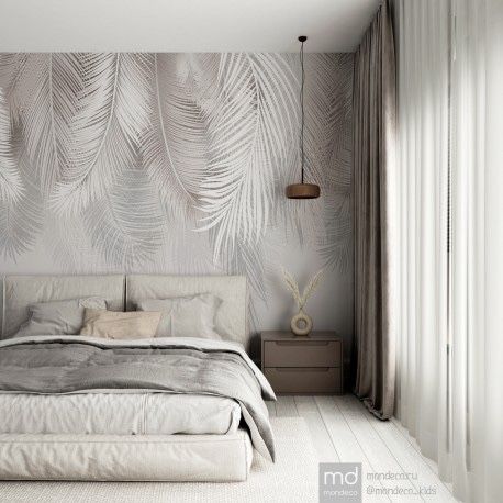 Поклейка обойев.