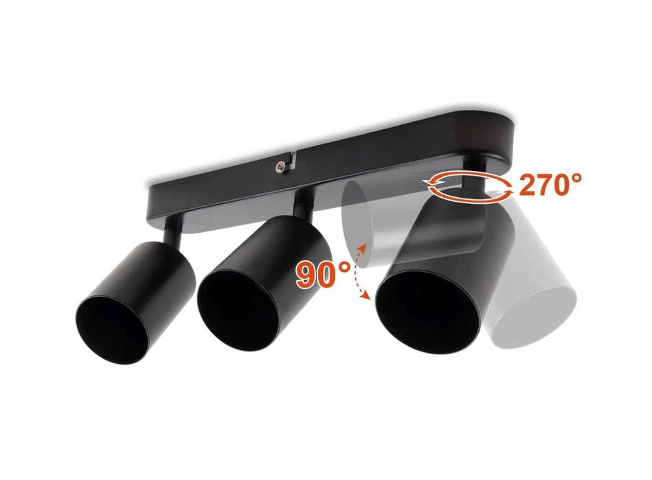 РАЗПРОДАЖБА! Спот LED лампа за таван - тройка и двойка GU10